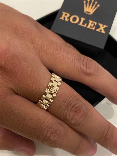 anillos rolex de oro|Anillo Rolex Oro 14k .